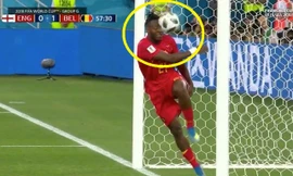 Tuyển thủ Bỉ suýt ‘vỡ mặt’ vì ăn mừng bàn thắng