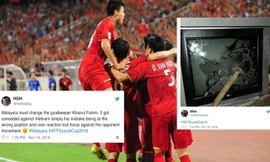 CĐV Malaysia hết sức bực tức vì đội nhà thua thảm trước Việt Nam.