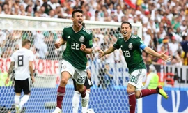 Cận cảnh Mexico đả bại nhà ĐKVĐ Đức, gây địa chấn World Cup
