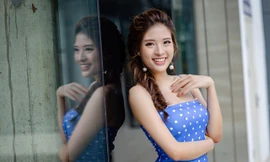 Dung nhan của người đẹp tỏ tình với thủ môn Đặng Văn Lâm