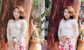Bạn gái của 'Messi Myanmar' khoe nhan sắc đẹp tựa Hoa hậu