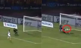 Tình huống dẫn tới bàn thua của ĐT Thái Lan,