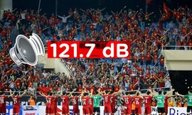 CĐV Việt Nam phát ra cường độ âm thanh lớn nhất tại AFF Cup 2018.