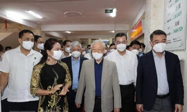 Tổng Bí thư Nguyễn Phú Trọng thăm, làm việc tại tỉnh Hòa Bình