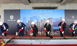 Grand Marina, Saigon cất nóc tòa tháp căn hộ hàng hiệu Marriott đầu tiên