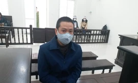 Bị cáo Lò Văn Cung tại tòa.