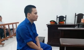 Bị cáo Phan Việt Long tại tòa.