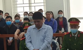 Bị cáo Phạm Văn Huân tại tòa.