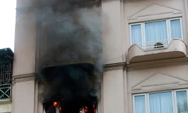 Hiện trường đám cháy