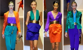 Nổi bật với cặp màu hot cam và xanh dương