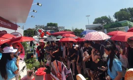 Gian hàng của Agribank hút khách tại Ngày Thẻ Việt Nam 2024