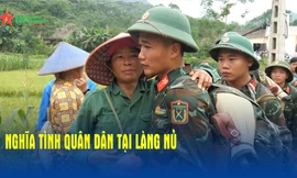 Tình quân - dân tại thôn Làng Nủ