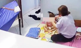 Bình Định: Công an làm việc với bảo mẫu đánh cháu bé 11 tháng tuổi