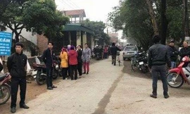 Khu vực nơi xảy ra án mạng khiến người dân bàng hoàng