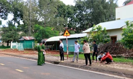 Hiện trường nơi xảy ra vụ đánh nhau