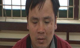 Đối tượng Nguyễn Văn Phương tại cơ quan điều tra. Ảnh ANTĐ