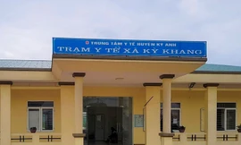 Trạm y tế xã Kỳ Khang, huyện Kỳ Anh (Hà Tĩnh), nơi xảy ra vụ việc