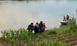 Để lại quần áo, tư trang trên bờ, người phụ nữ nghi nhảy sông tự tử