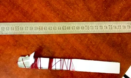 Dụng cụ nhóm trộm dùng để lấy tiền trong hòm công đức