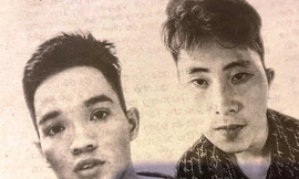 Hai đối tượng thực hiện vụ trộm két sắt. Ảnh: Người Lao Động