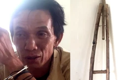 Đối tượng Tân và hung khí gây án