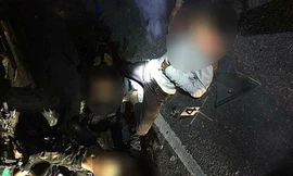 Hiện trường vụ tai nạn