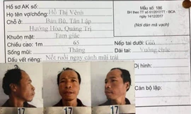 Phát lệnh truy nã phạm nhân Hồ A Dục trốn khỏi Trại giam Nghĩa An