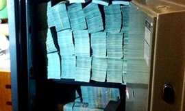 Hà Nội: Cận cảnh kho tiền tỉ khi bắt giữ sàn vàng Khải Thái