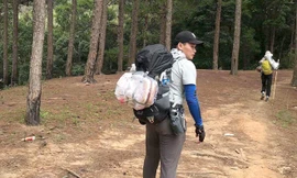 Hình ảnh nam phượt thủ trước khi mất tích. Ảnh: Nhóm phượt thủ cung cấp