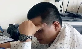 Lê Chính Trực tại cơ quan công an