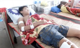 Em T. đang được điều trị tại bệnh viện