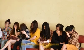 Các nhân viên massage quán "Osaka"