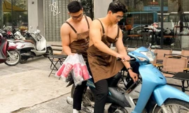 Sự thật về dàn trai đẹp 6 múi cởi trần phục vụ ở quán cà phê Hà Nội
