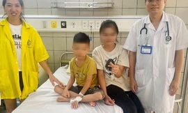 Chị gái 11 tuổi thổi ngạt, ép tim cứu em trai bị đuối nước