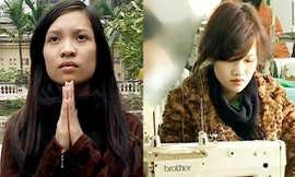 Hai chị em Luyến (trái) và Ngoan