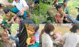 Tìm thấy cháu bé sau 5 ngày mất tích trong rừng sâu ở Yên Bái