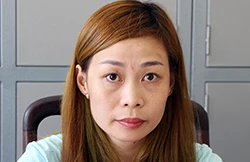 Lâm Thị Thảo tại cơ quan điều tra