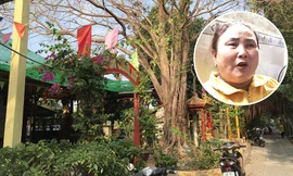 Bà Nguyễn Thị Tám và hiện trường nơi xảy ra vụ việc