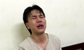 Ca sĩ Châu Việt Cường thời điểm khi bị bắt khẩn cấp