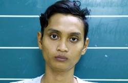 Tình được di lý từ An Giang về Công an Bình Dương phục vụ điều tra. Ảnh: Nguyệt Triều