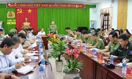 Thượng tướng Tô Lâm, Bộ trưởng Bộ Công an đã có buổi làm việc tại Bình Thuận để chỉ đạo hướng triển khai nhiệm vụ trong thời gian tới nhằm đảm bảo tình hình trật tự an ninh trên địa bàn