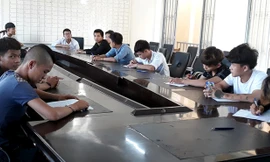 Nhóm giang hồ nhí tại cơ quan công an