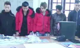 Một số đối tượng và tang vật bị thu giữ tại cơ quan điều tra