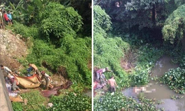 Thi thể nam thanh niên có nhiều hình xăm được phát hiện trong tình trạng lõa thể ở khu vực sông Bắc Hưng Hải