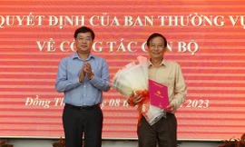 Trao quyết định của Ban Thường vụ Tỉnh uỷ Đồng Tháp về công tác cán bộ