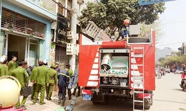 Lực lượng chức năng tỉnh Sơn La đã có mặt kịp thời để kiểm soát hiện trường