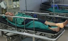 Nạn nhân đang được điều trị tại bệnh viện