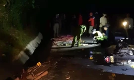 Xe máy đối đầu, 4 thiếu niên chết tại chỗ, 2 người trọng thương