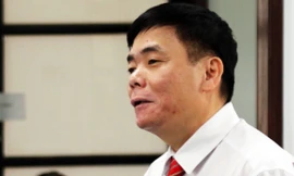 Luật sư Trần Vũ Hải tại phiên xét xử ngày 15/11