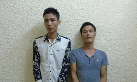 Hai đối tượng tại cơ quan điều tra